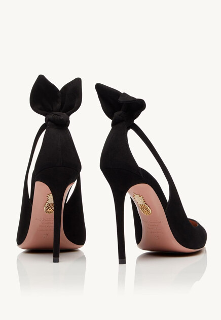 Туфли AQUAZZURA  - Замша - цвет черный
