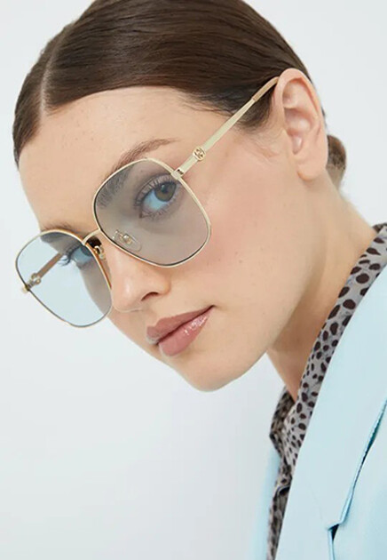 Очки с голубыми линзами GUCCI