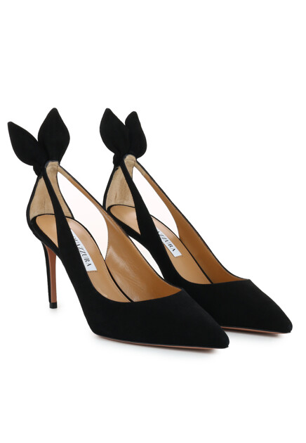 Замшевые туфли  AQUAZZURA - ИТАЛИЯ