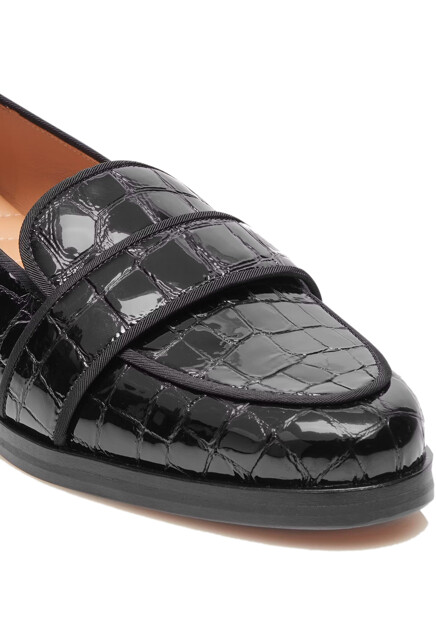 Мокасины Martin из кожи AQUAZZURA
