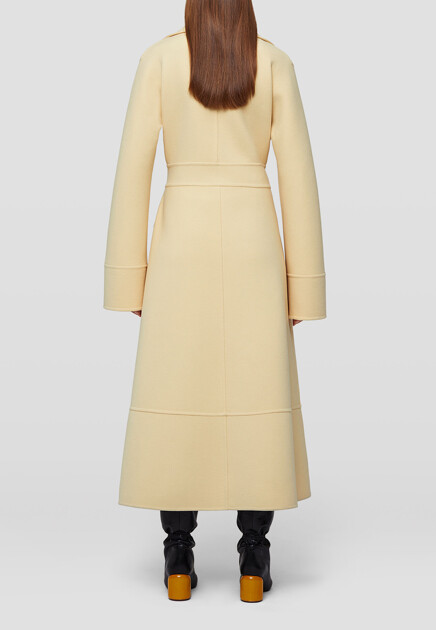Пальто JIL SANDER  - Шерсть - цвет желтый