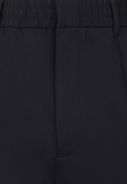 Брюки EMPORIO ARMANI  - Вискоза, Полиамид - цвет синий