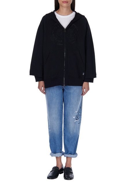 Толстовка ERMANNO SCERVINO  - Хлопок