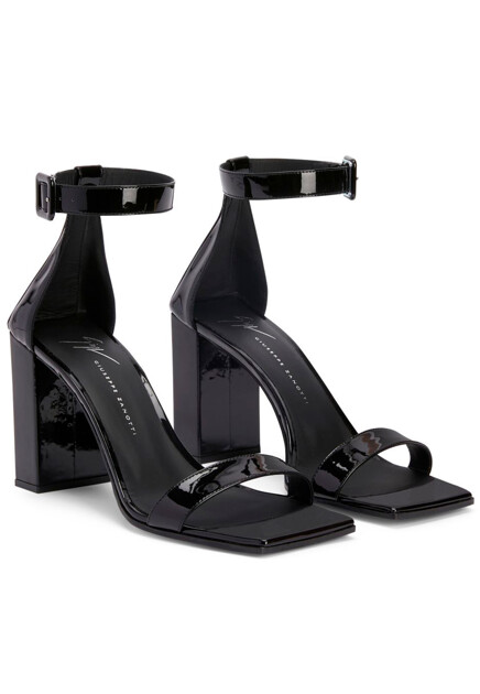 Черные босоножки GIUSEPPE ZANOTTI - ИТАЛИЯ