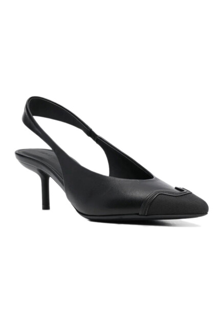 Туфли-слингбэки из кожи EMPORIO ARMANI
