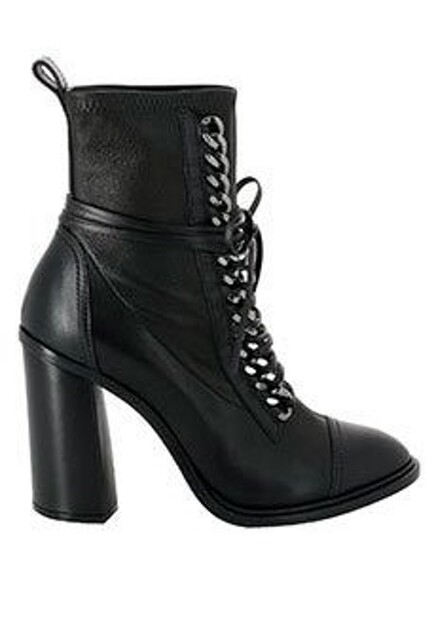 Черные ботильоны CASADEI