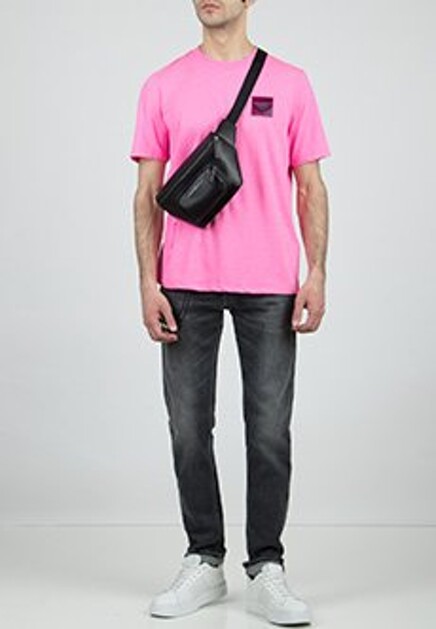Фуксия футболка EMPORIO ARMANI