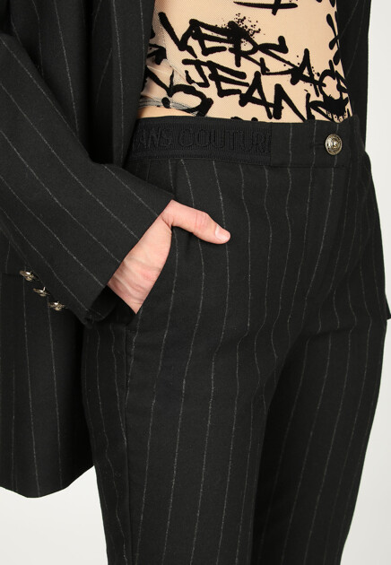 Костюм VERSACE JEANS COUTURE  - Полиэстер, Шерсть - цвет черный