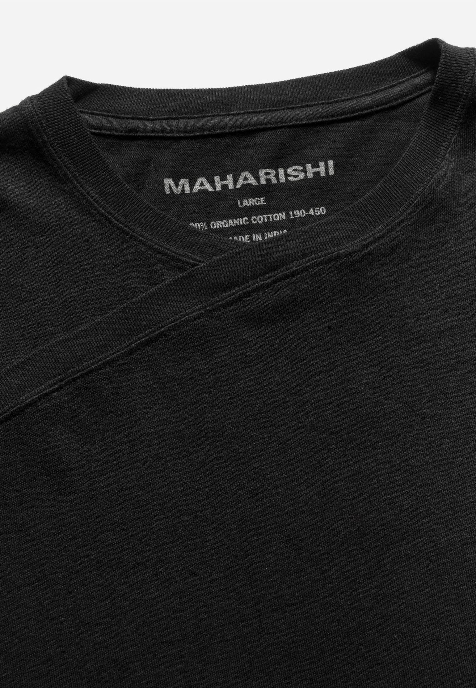Футболка MAHARISHI  - Хлопок, Конопляное волокно - цвет черный