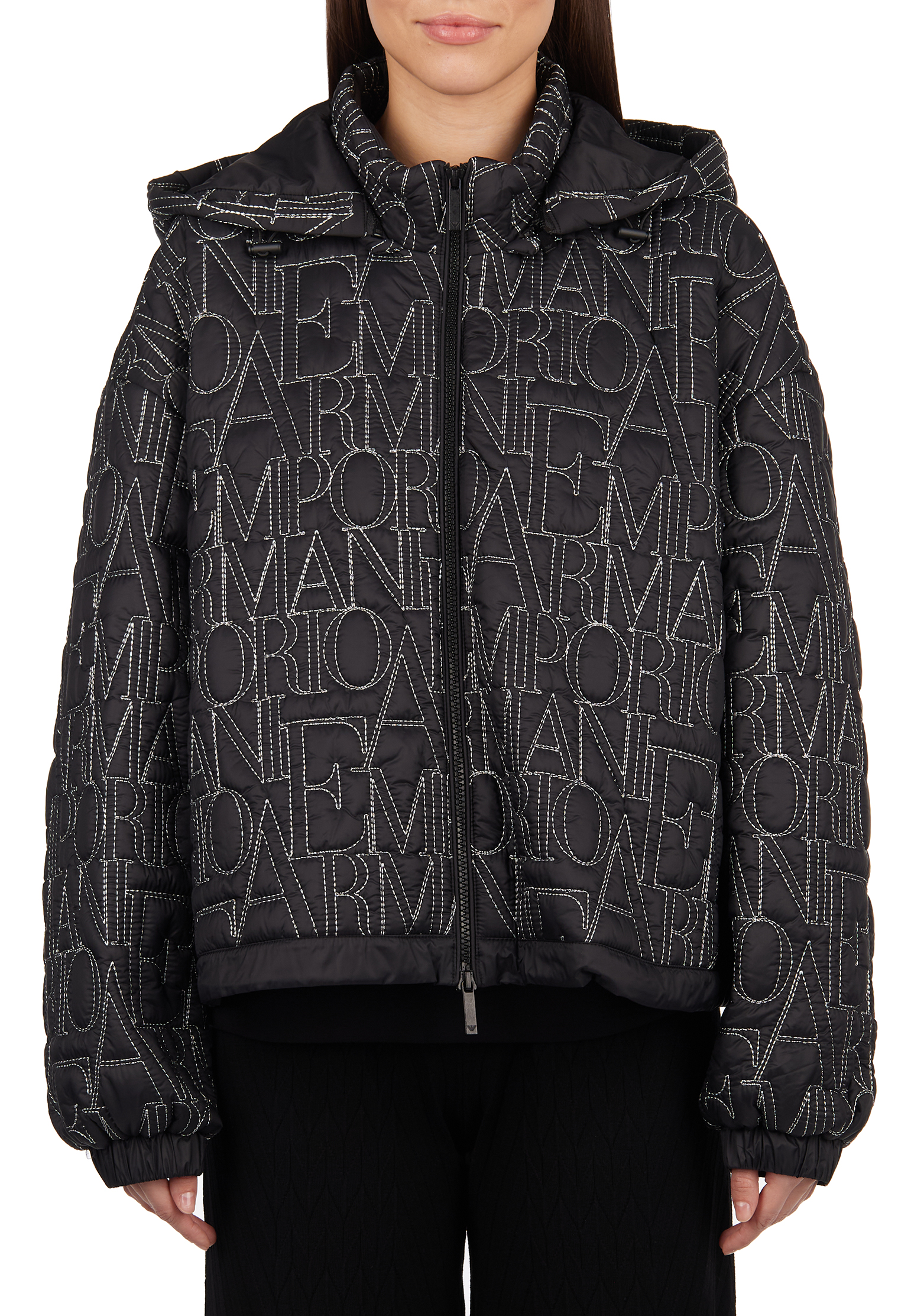 Куртка EMPORIO ARMANI  - Полиамид - цвет черный