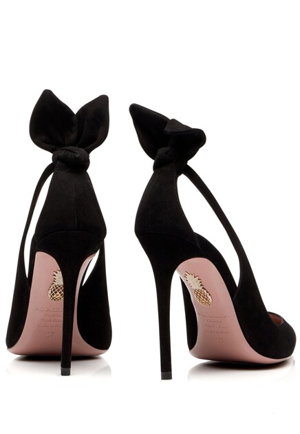 Туфли AQUAZZURA  - Замша - цвет черный
