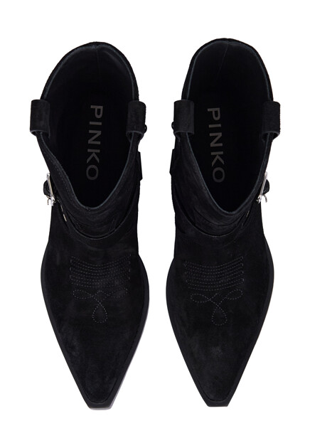 Сапоги PINKO  - Кожа - цвет черный