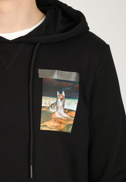 Худи из хлопка  BIKKEMBERGS