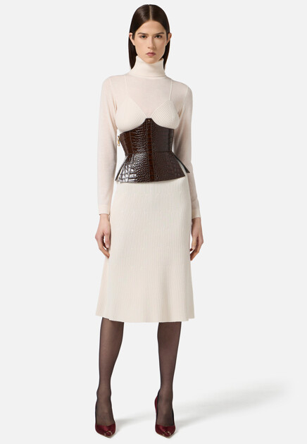 Трикотажное платье ELISABETTA FRANCHI - ИТАЛИЯ