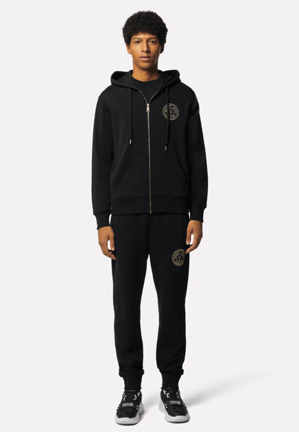 Толстовка на молнии с логотипом  VERSACE JEANS COUTURE