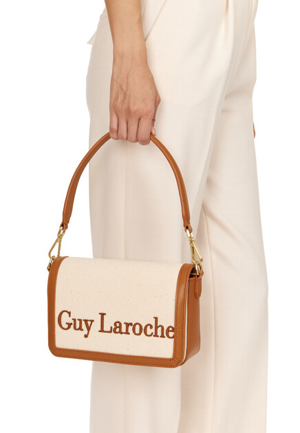 Жаккардовая сумка с логотипом GUY LAROCHE