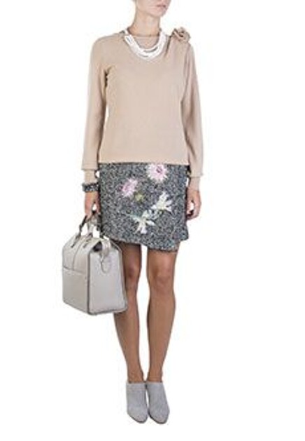 Бежевый джемпер BLUMARINE