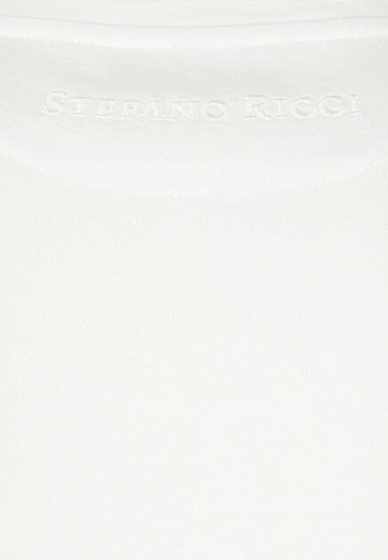 Футболка STEFANO RICCI  - Хлопок, Модал - цвет белый