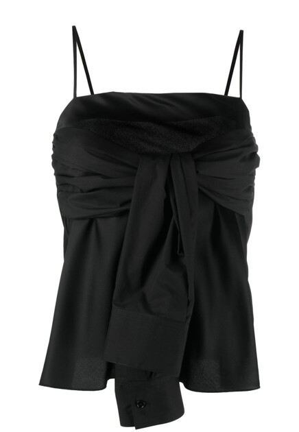 Блуза с открытыми плечами MM6 Maison Margiela