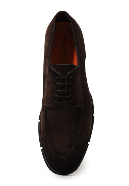 Туфли SANTONI  - Замша - цвет коричневый
