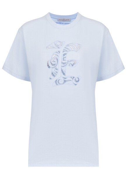 Футболка из хлопка ERMANNO SCERVINO