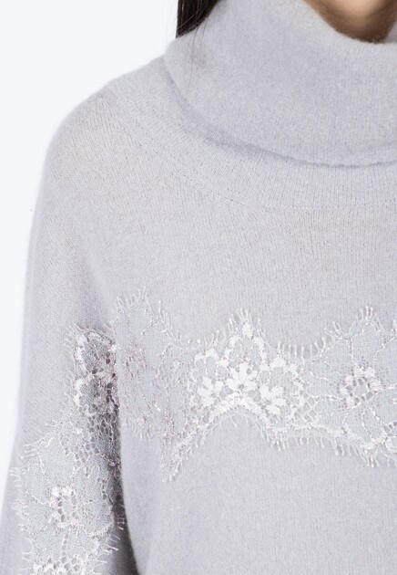 Платье BLUMARINE  - Полиамид, Мохер - цвет серый