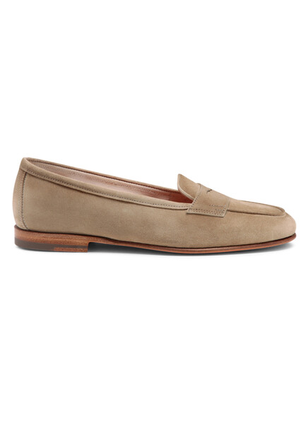 Замшевые лоферы SANTONI