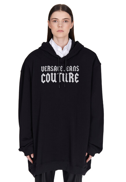Худи VERSACE JEANS COUTURE  - Хлопок - цвет черный