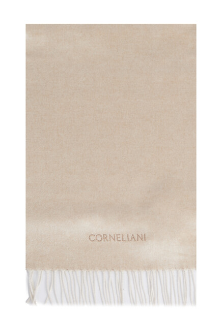 Светло-коричневый шарф CORNELIANI