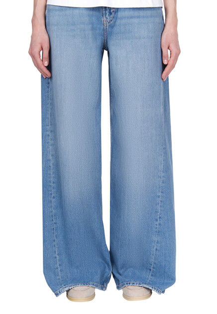 Джинсы AG JEANS  - Хлопок, Лиоцелл - цвет синий