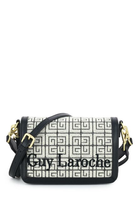 Жаккардовая сумка с логотипом  GUY LAROCHE