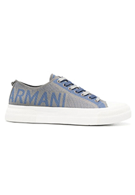 Кеды с логотипом EMPORIO ARMANI