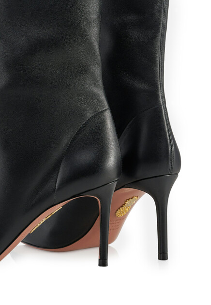 Полусапоги AQUAZZURA  - Кожа