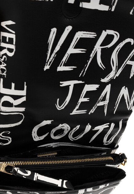 Сумка VERSACE JEANS COUTURE  - Полиуретан - цвет черный
