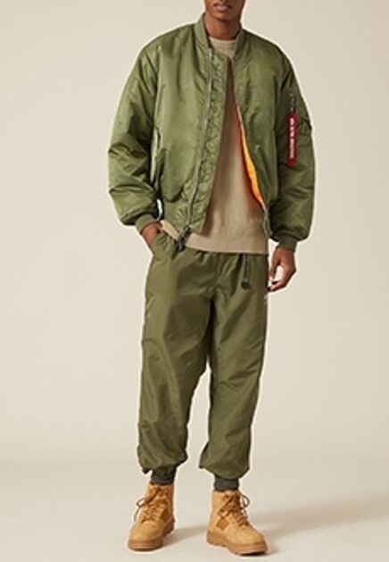 Двусторонняя куртка-бомбер ALPHA INDUSTRIES