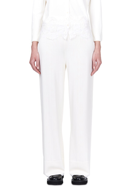 Брюки ERMANNO SCERVINO  - Вискоза - цвет белый