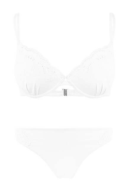 Купальник с ажурными вставками ERMANNO SCERVINO