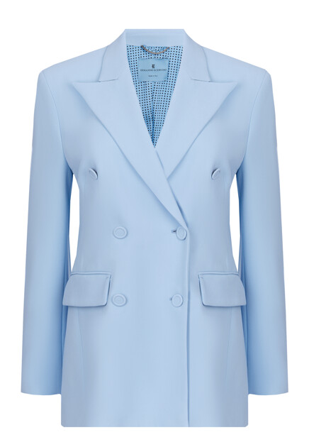 Двубортный пиджак ERMANNO SCERVINO