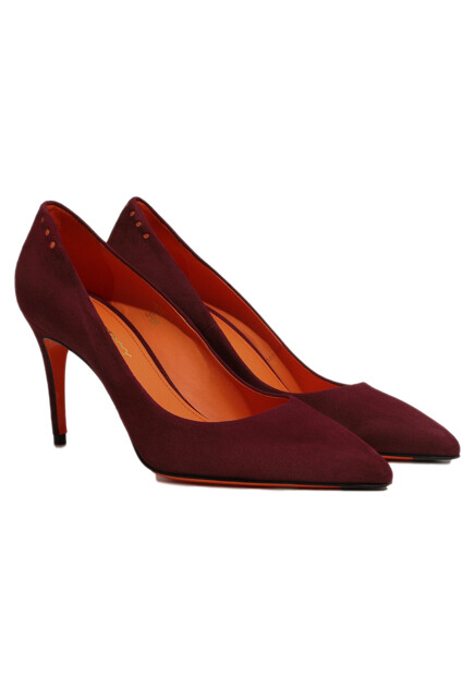 Замшевые туфли SANTONI