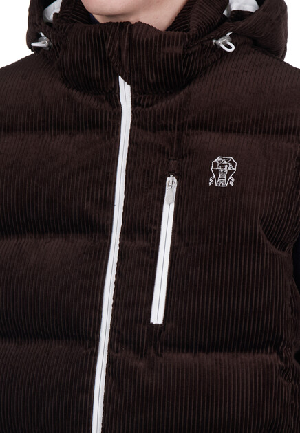 Жилет с гусиным пухом BRUNELLO CUCINELLI