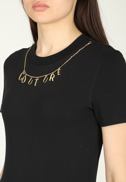 Футболка VERSACE JEANS COUTURE  - Хлопок - цвет черный