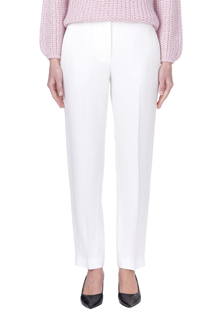 Брюки ERMANNO SCERVINO  - Вискоза, Ацетат - цвет белый