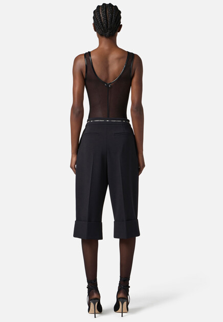 Боди ELISABETTA FRANCHI  - Полиамид - цвет черный