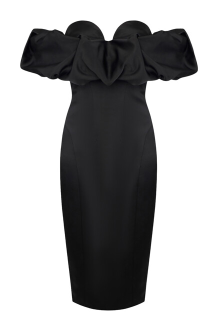 Платье с открытыми плечами ELISABETTA FRANCHI