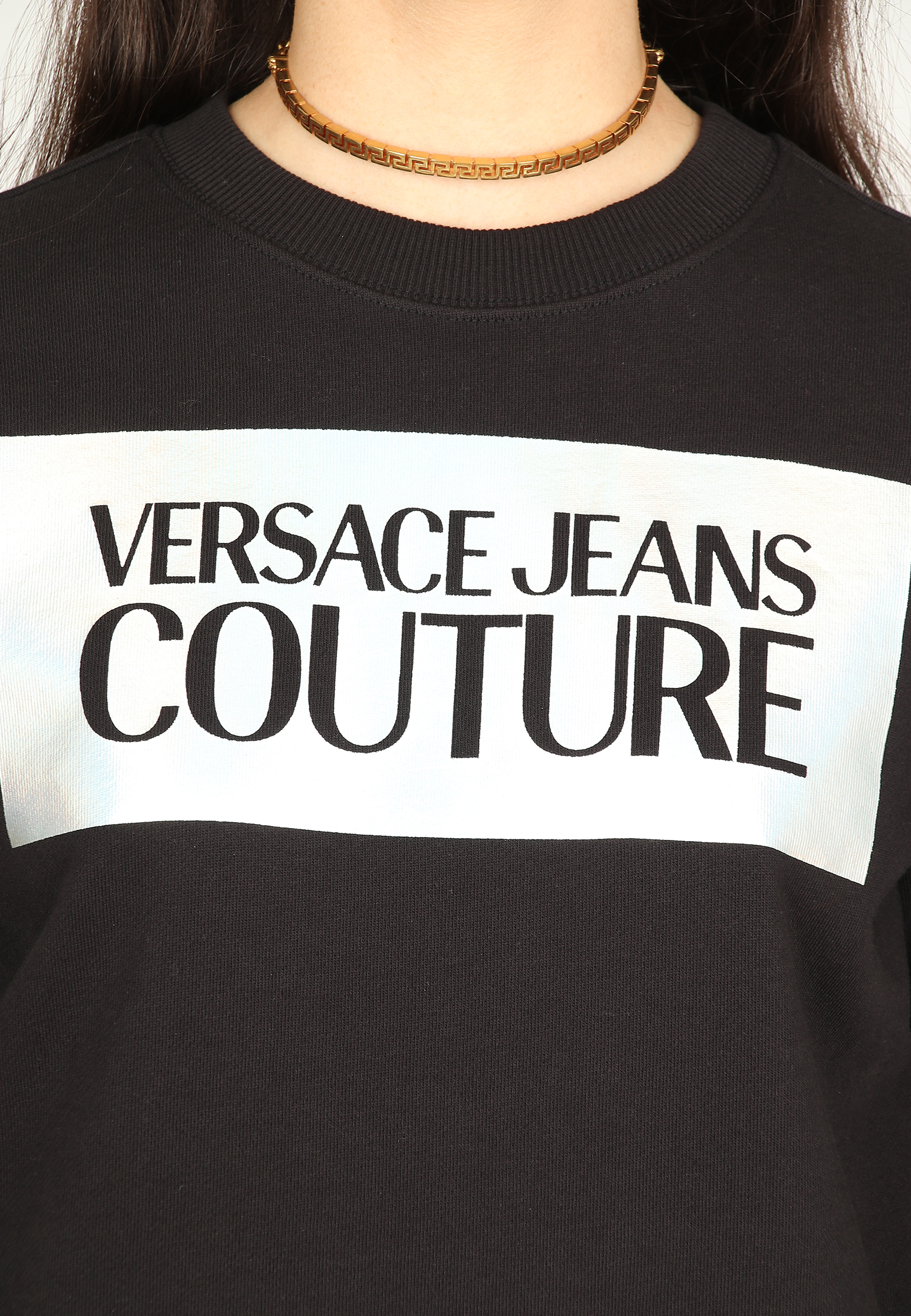 Свитшот с логотипом VERSACE JEANS COUTURE