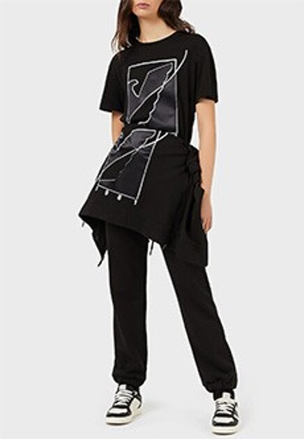 Черные спортивные брюки EMPORIO ARMANI