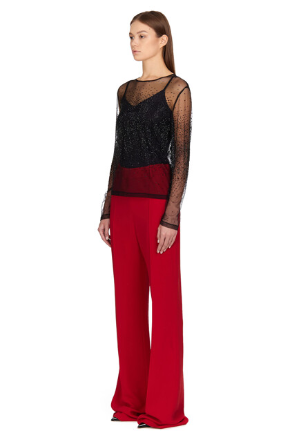 Брюки ERMANNO SCERVINO  - Вискоза, Ацетат