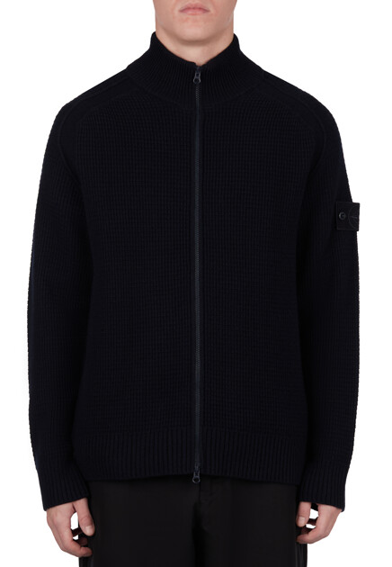 Кардиган STONE ISLAND  - Шерсть - цвет синий