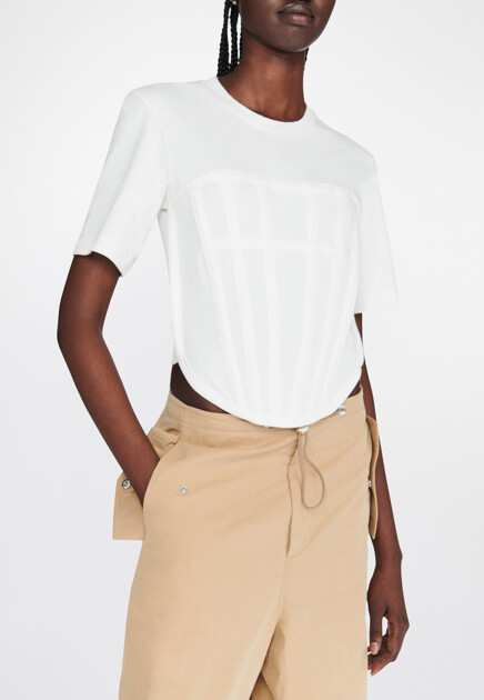 Корсет DION LEE  - Хлопок - цвет белый