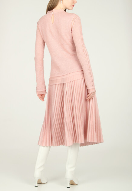 Костюм ERMANNO SCERVINO  - Полиамид, Мохер, Акрил - цвет розовый